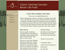 Tablet Screenshot of classiccateringma.com